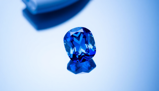 High-quality blue sapphire gemstone showcasing its stunning color and clarity, highlighting the spiritual benefits of blue sapphire.