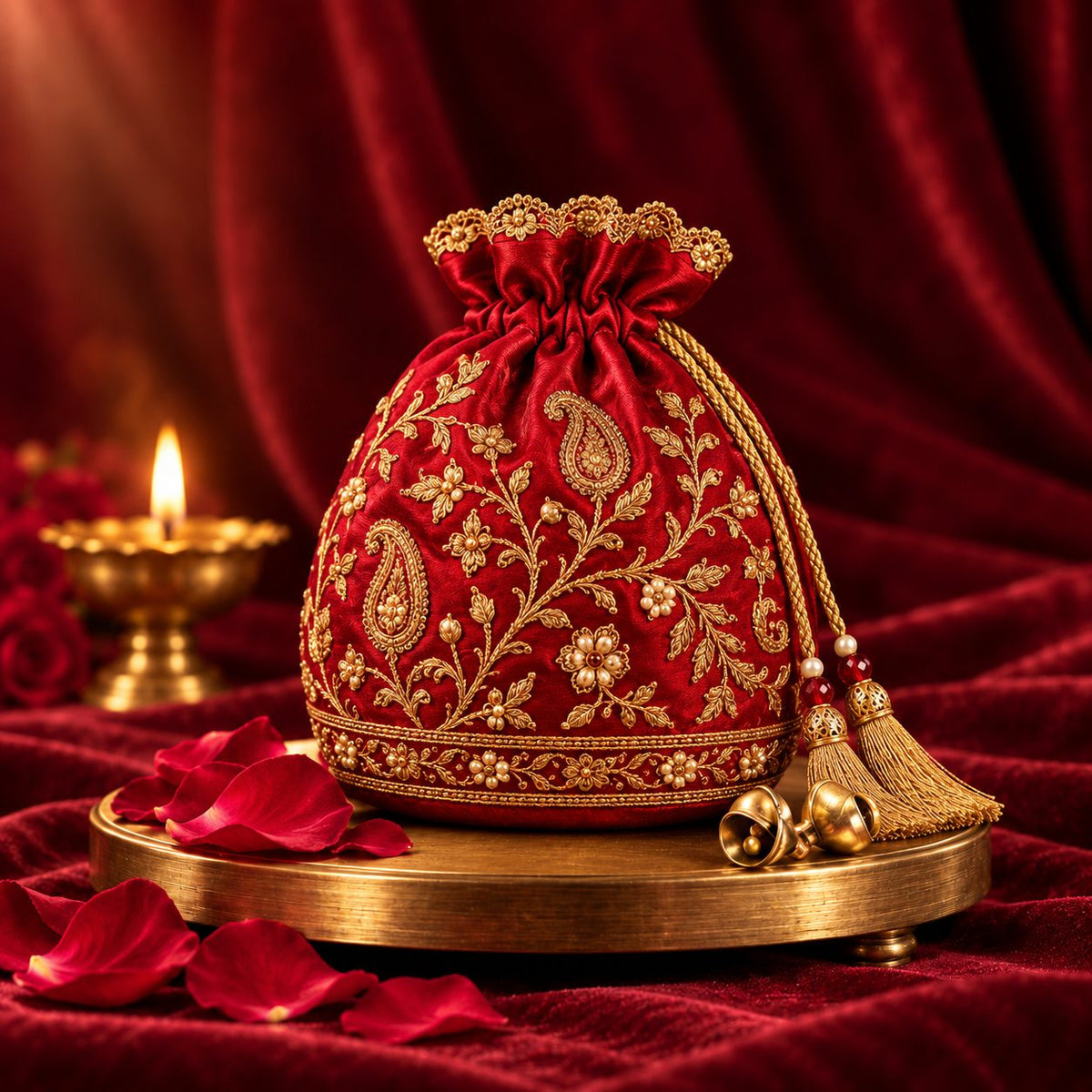 Dhan Potli – Lakshmi Pujan Special Lal Potli (Samagri ke saath)