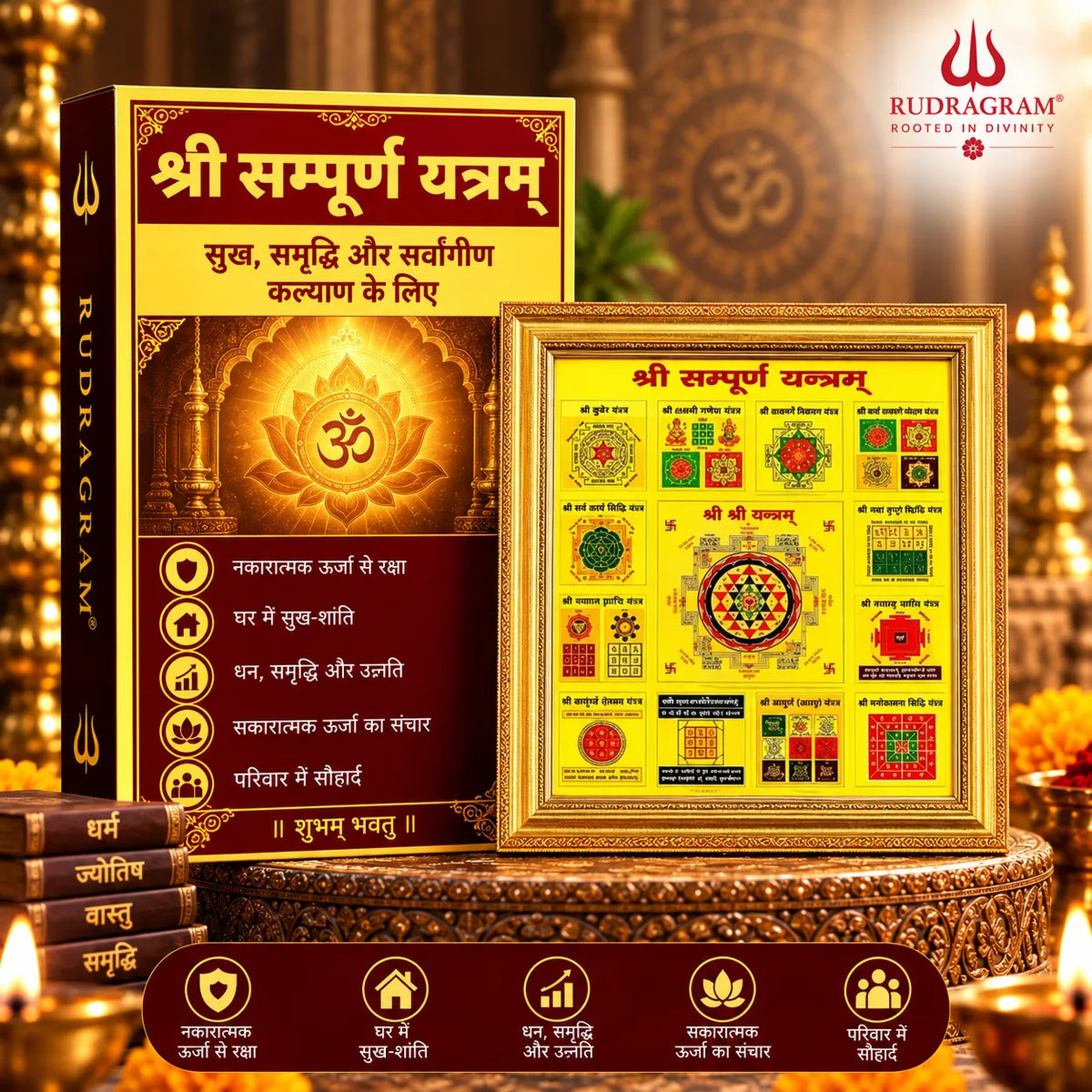 श्री संपूर्ण यंत्र - 100% ऊर्जित