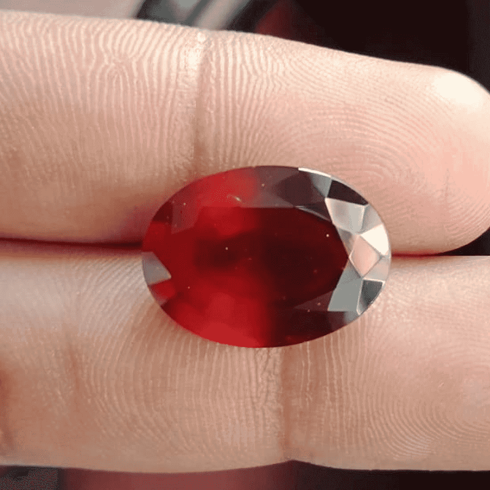 Certified Gomed stone displayed in hand, perfect for those looking to buy certified Gomed stone online