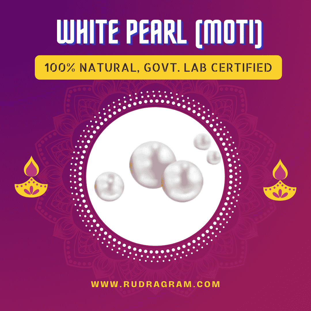 Buy white pearl stones in various sizes, 100% natural and government lab certified