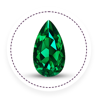Buy Emerald Stone (Panna) for Vocal Charm, Creativity, Success in Business