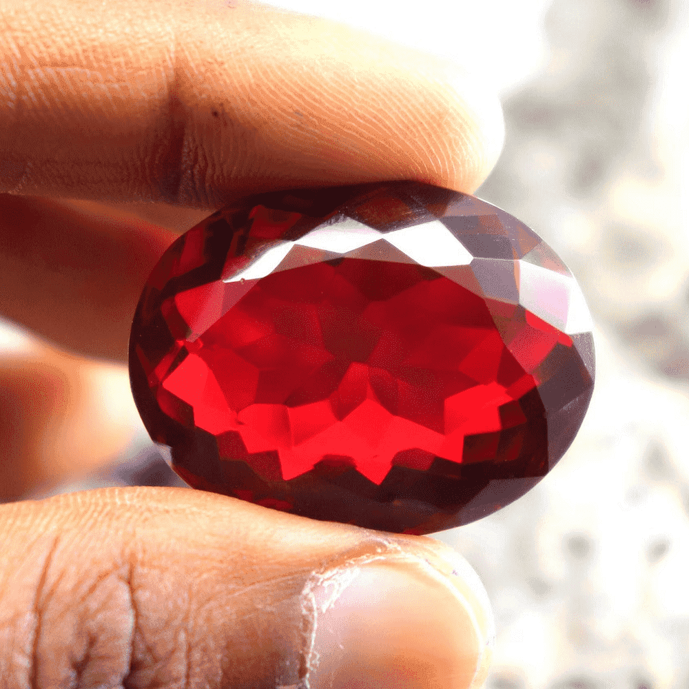 RudraGram Ruby Stone (Manik) - 100% Natural & Certified