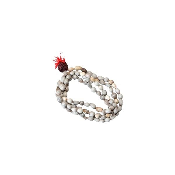 Original Vaijanti Mala beads with red tassel for spiritual practice and meditation