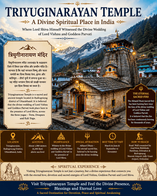 Triyuginarayan Temple – A Divine Spiritual Place in India