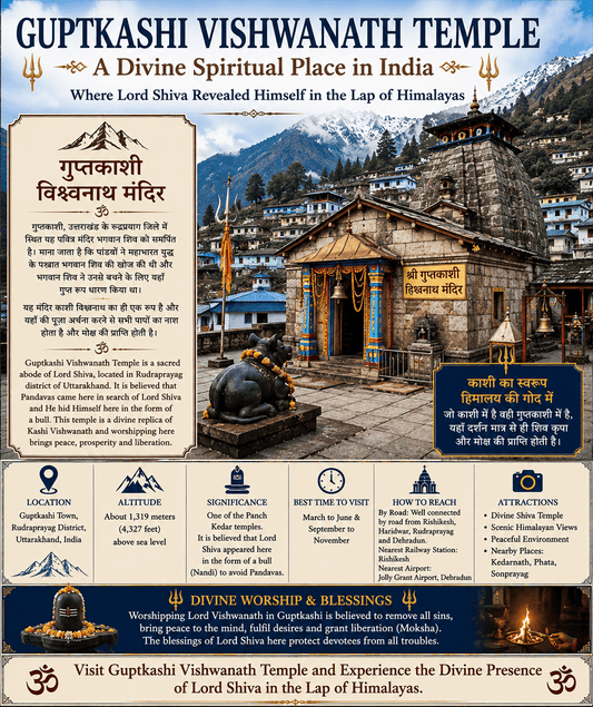 Guptkashi Vishwanath Temple – A Divine Spiritual Place in India