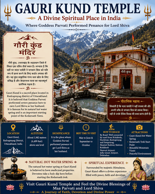 Gauri Kund Temple – A Divine Spiritual Place in India