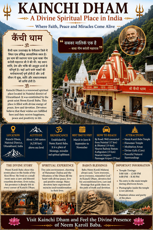 Kainchi Dham – A Divine Spiritual Place in India