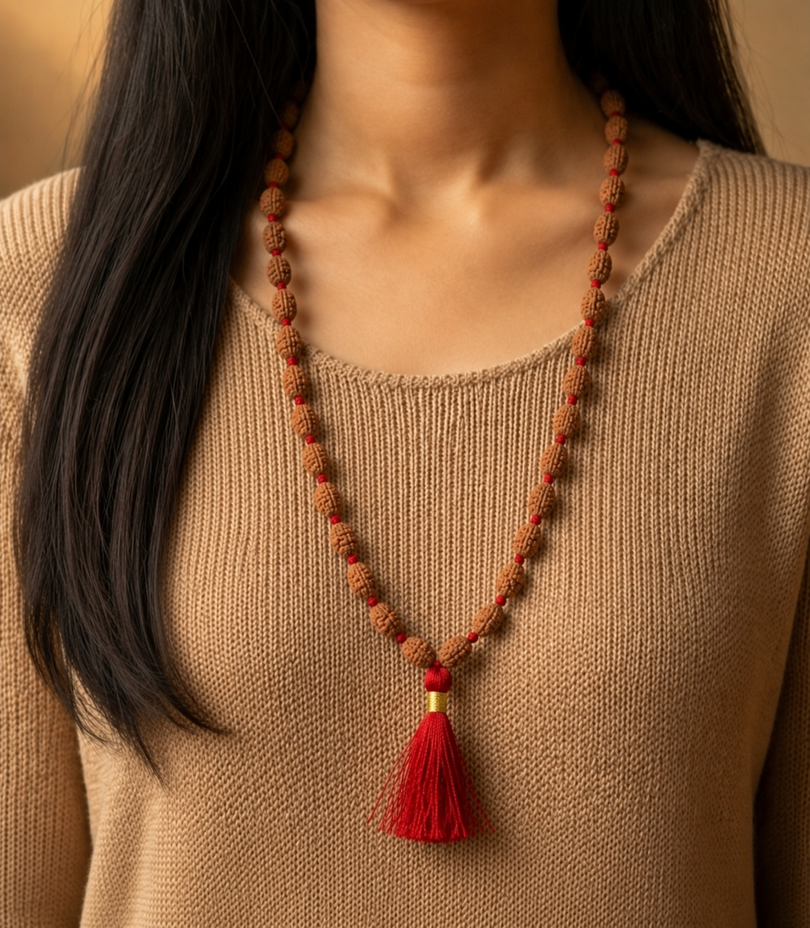 Traditional malas displayed together