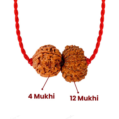 Budh Aditya Yog Kavach – 4 & 12 Mukhi Rudraksha