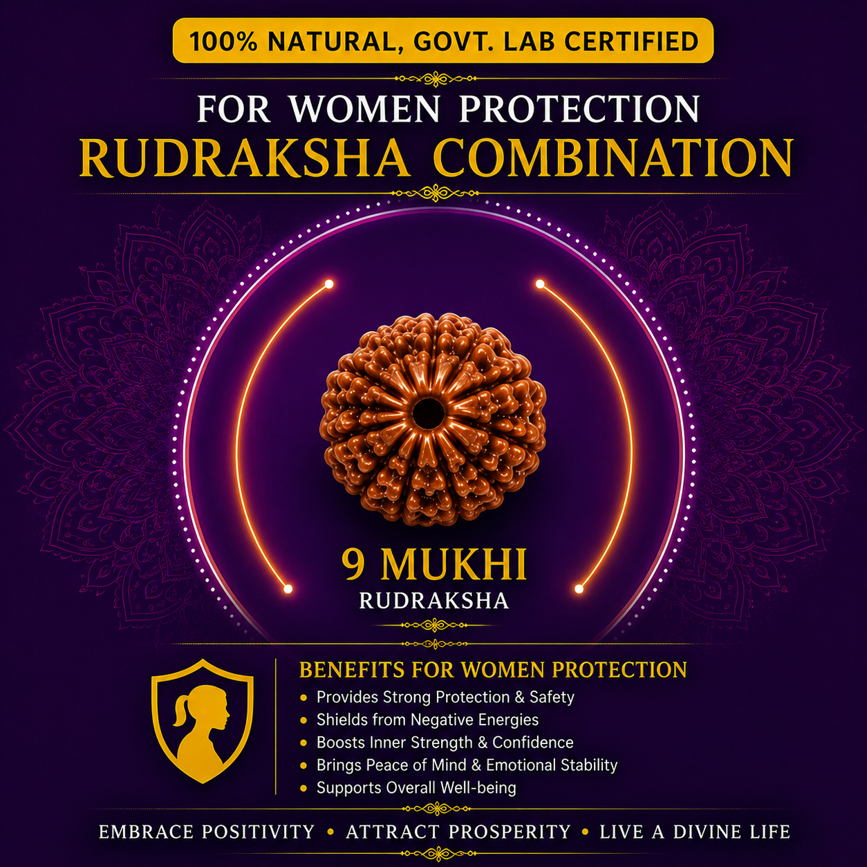 Rudraksha Protection Combination for Women
