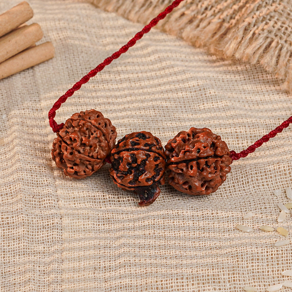 Saraswati Gyaan Kavach – 4 & 6 Mukhi + Ganesh Rudraksha