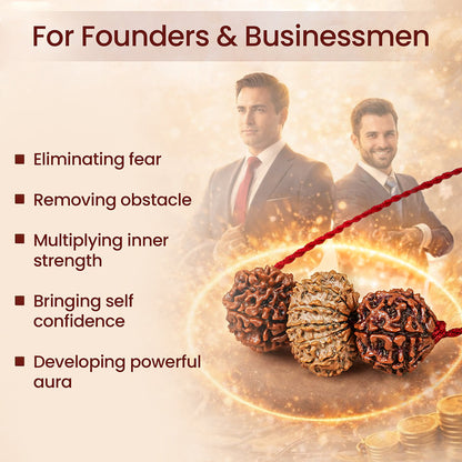Brokers & Industrialists Kavach – 7, 8 & 14 Mukhi Rudraksha