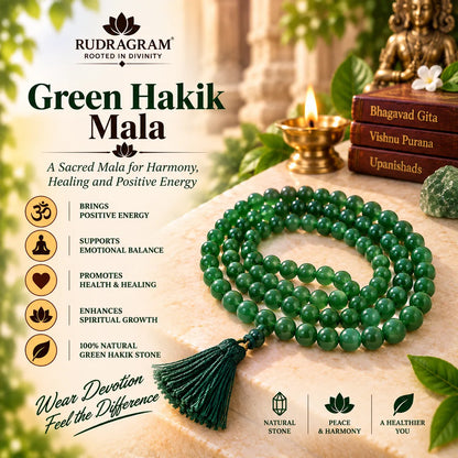 Green Hakik Mala – 100% Natural