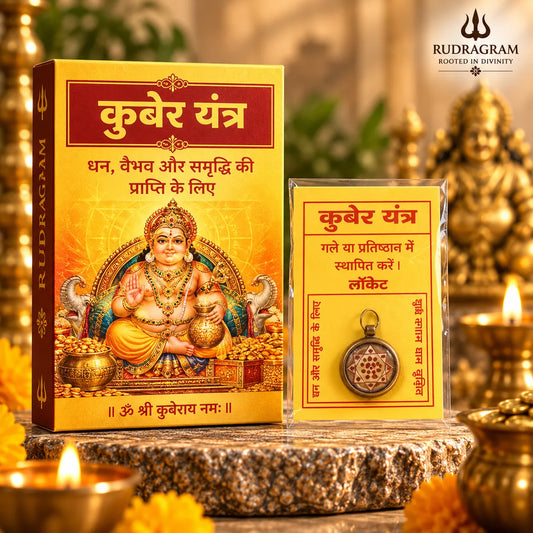 Kuber Yantra Locket – For Wealth Retention, Savings & Prosperity