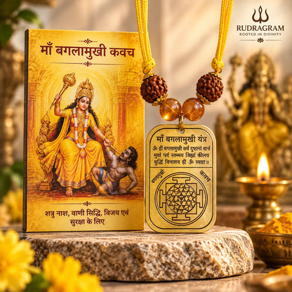 रुद्रग्राम मां बगलामुखी कवच - 100% प्राकृतिक और प्रमाणित