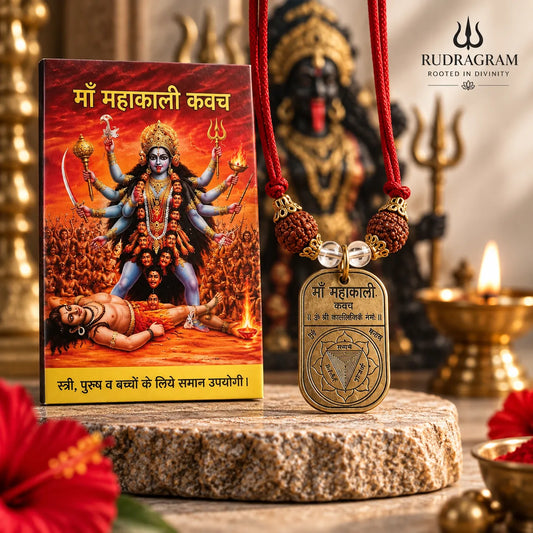 Mahakali Kavach Pendant – 100% Natural &amp; Certified