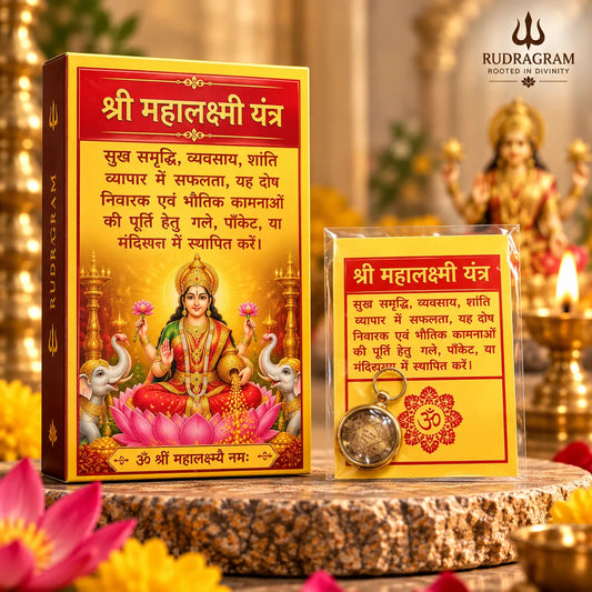 Shri Mahalaxmi Yantra Locket – For Wealth, Prosperity &amp; Abundance