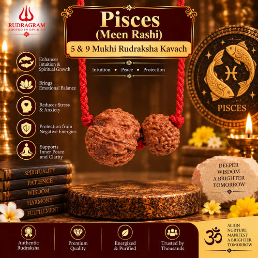 मीन रुद्राक्ष पेंडेंट