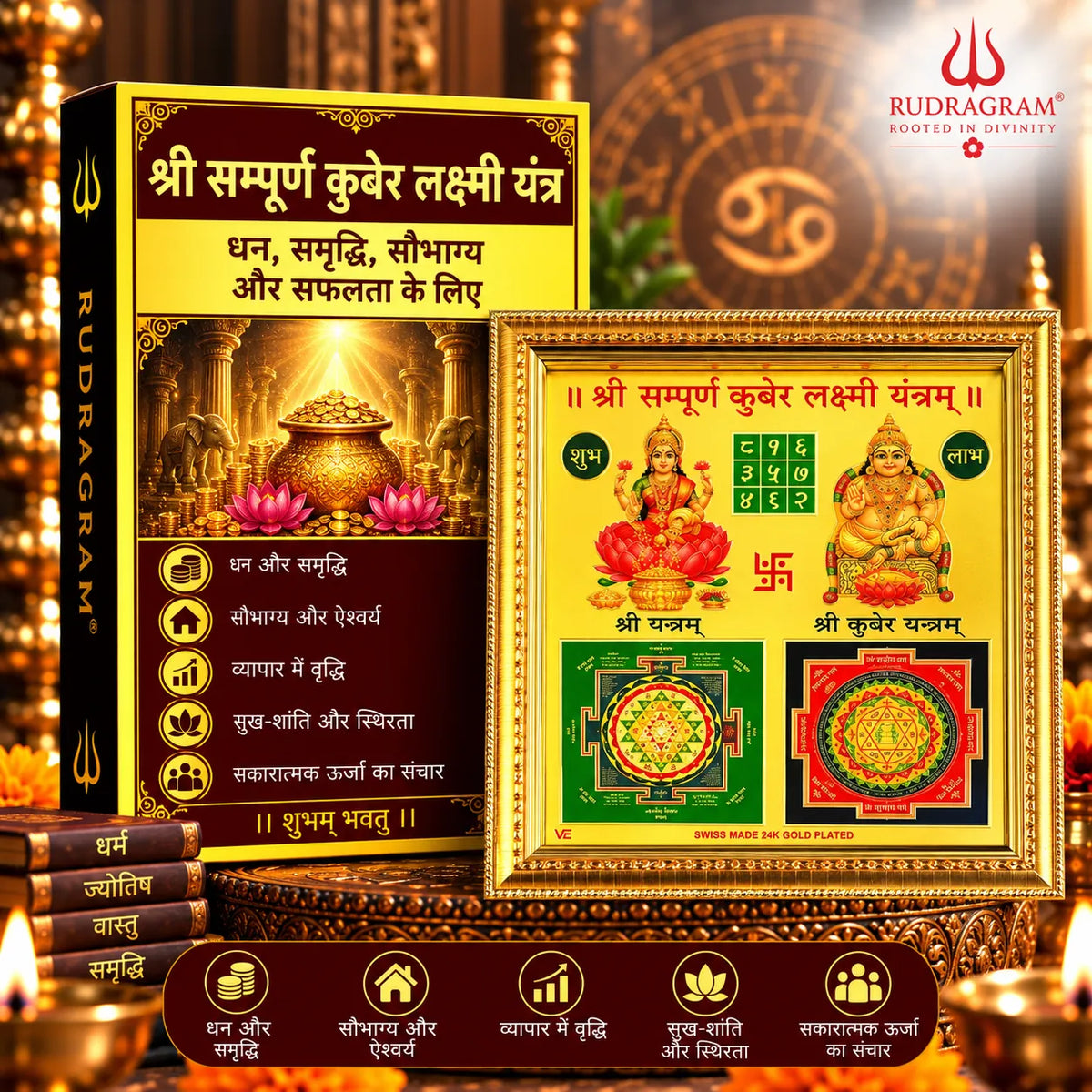 Shri Sampoorn Kuber Yantra – 100% Energized