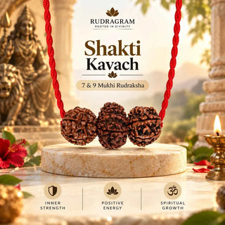 Shakti Kavach – 7 & 9 Mukhi Nepali Rudraksha