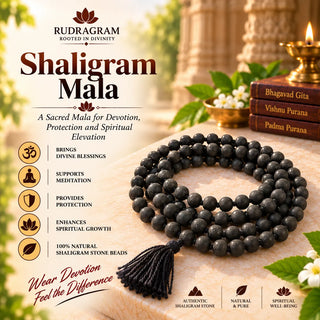 சாளக்கிராம மாலை – 100% இயற்கையானது மற்றும் உண்மையானது