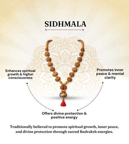 Siddh Mala Nepali 1 to 14 Mukhi for Spiritual Growth