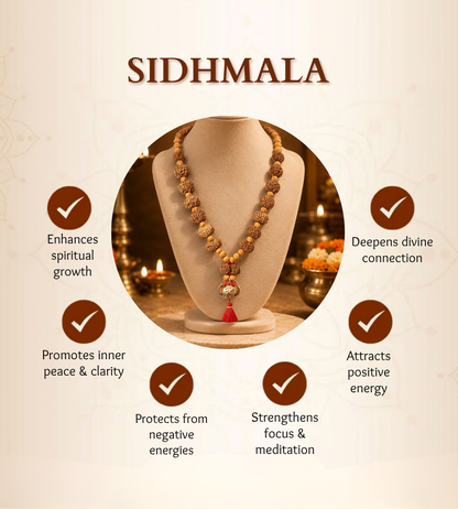 Siddh Mala Nepali 1 to 14 Mukhi for Spiritual Growth