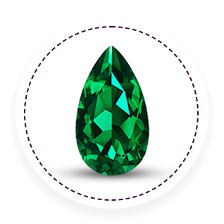 Buy Emerald Stone (Panna) for Vocal Charm, Creativity, Success in Business