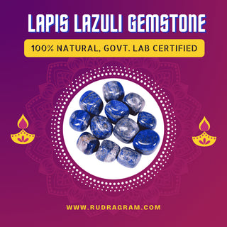 Natural Lapis Lazuli Gemstone - Certified & Genuine
