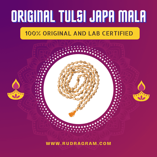 Original Tulsi Mala with 100% original and lab certified quality for spiritual practices