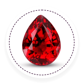 RudraGram Ruby Stone (Manik) - 100% Natural & Certified