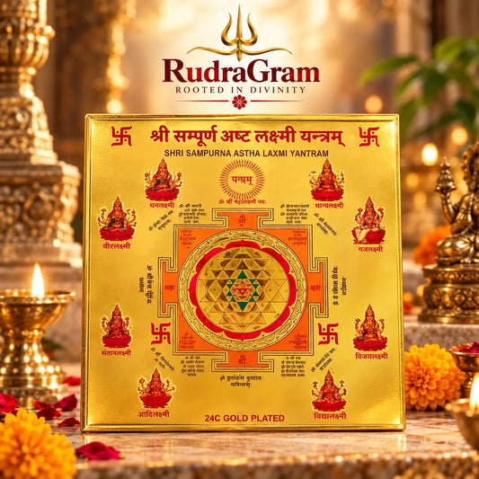 Sampurna Ashta Lakshmi Yantra – 100% Energized