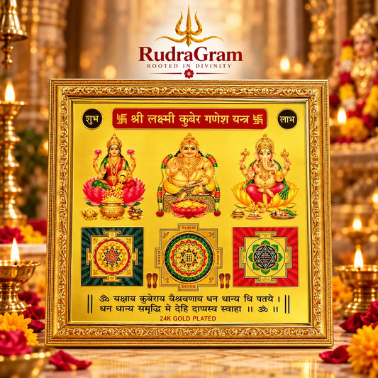 Sampoorna Kuber Laxmi Ganesh Yantra – 100% Energized